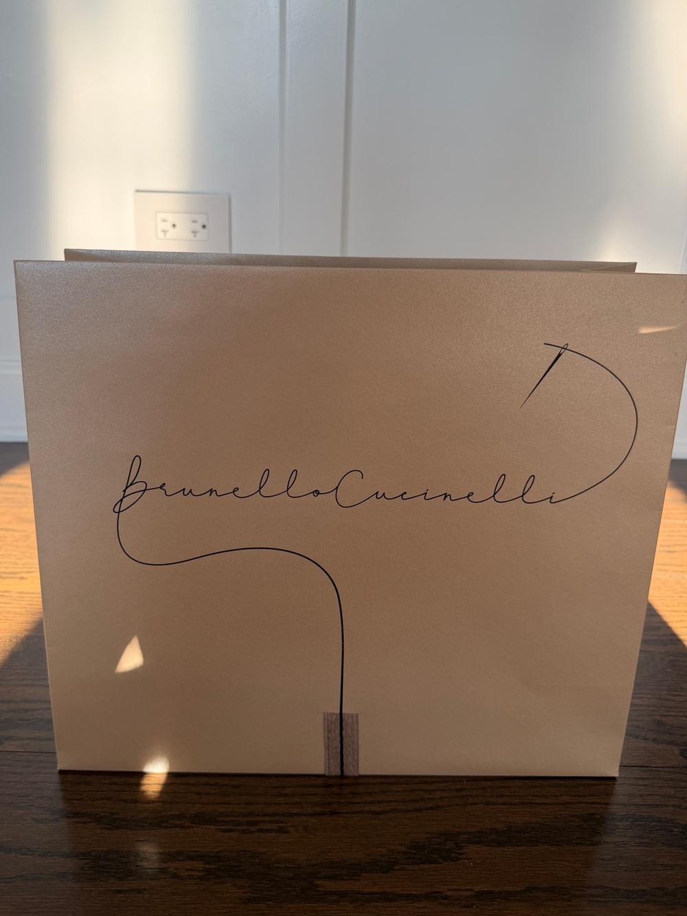 Brunello Cucinelli Medium Shopping Bag Tote 12x13.5 Brand New
